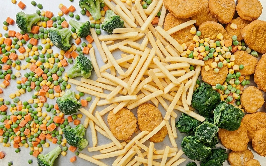 Eine Auswahl an Snacks und Fingerfood auf einer Oberfläche.