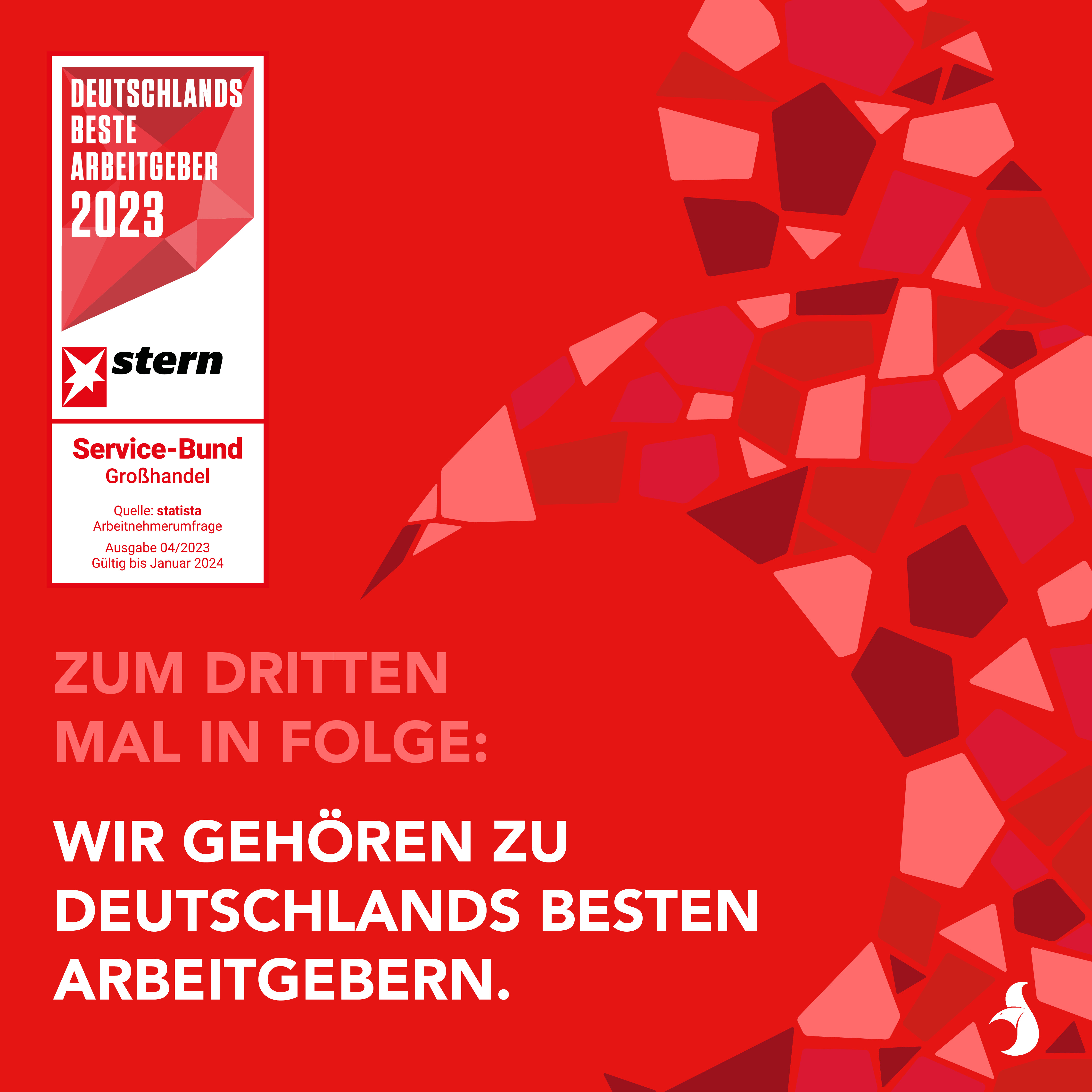 Auszeichnung Deutschlands Beste Arbeitgeber 2023