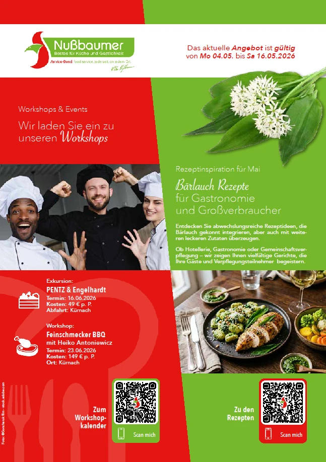 Aktuelle Nußbaumer Werbung