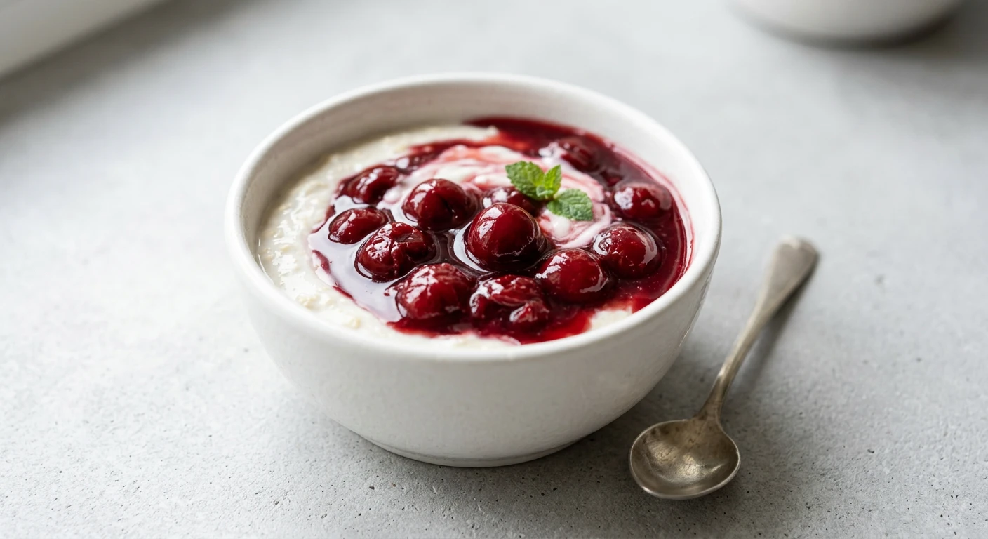 Schüssel mit Joghurt und Beeren. Schüssel mit Joghurt und Beeren.
