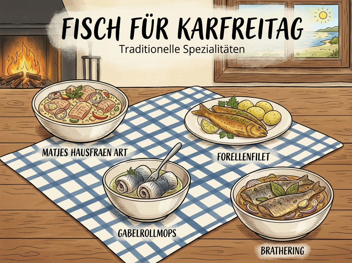 Ein Tisch mit Schalen voller Essen.