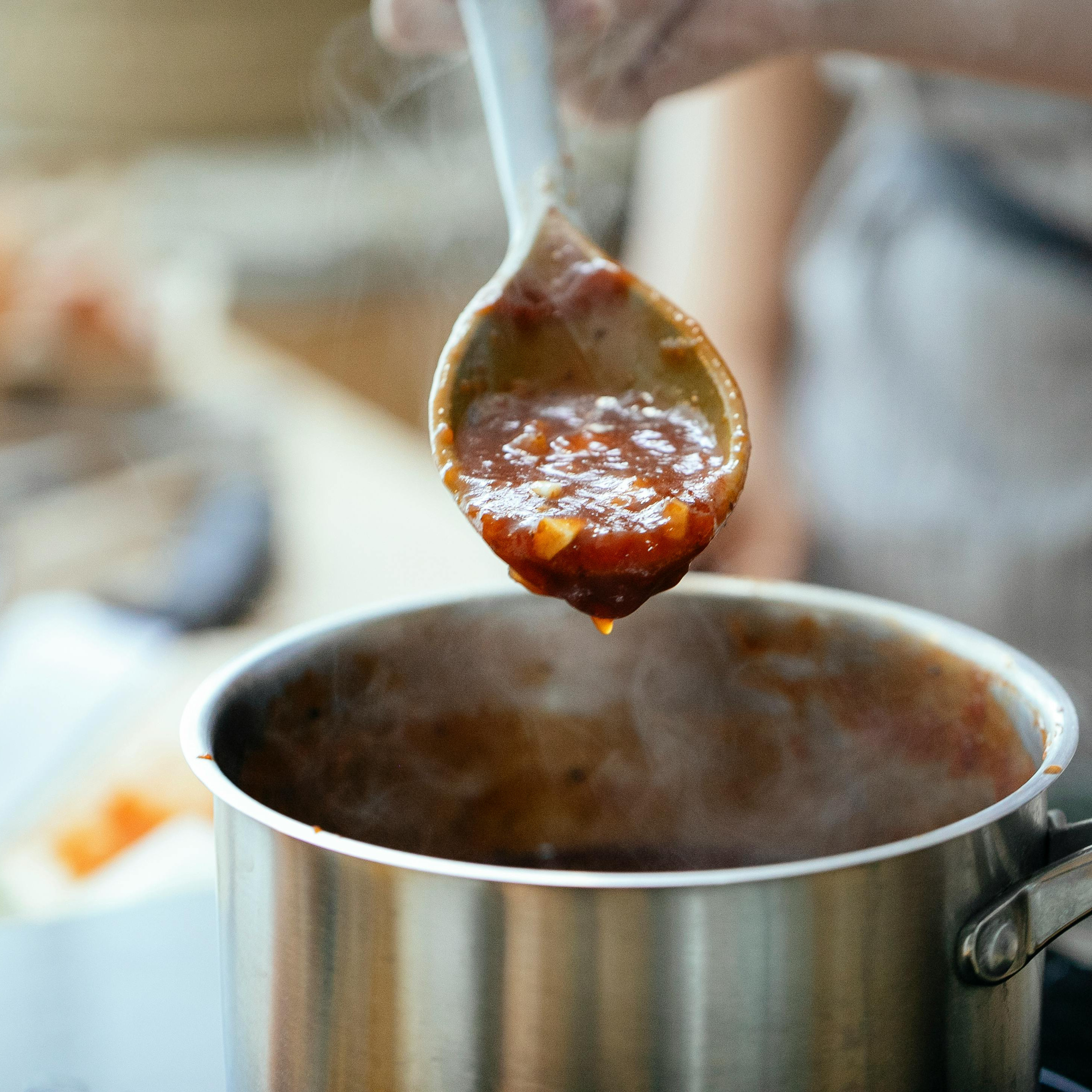 Eingekocht Kochtopf