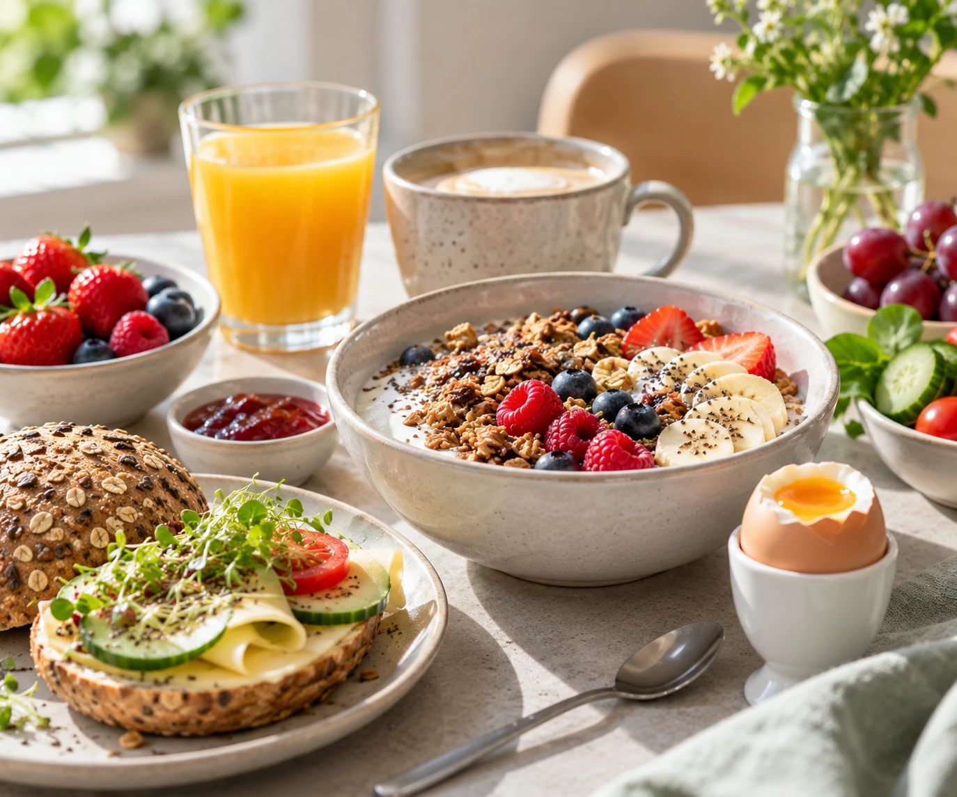 ausgewogenes Frühstück
