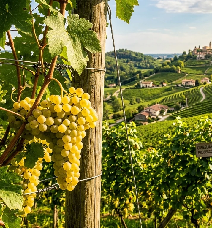 Weintrauben am Weinstock Ein Bündel Trauben an einem Weinstock.