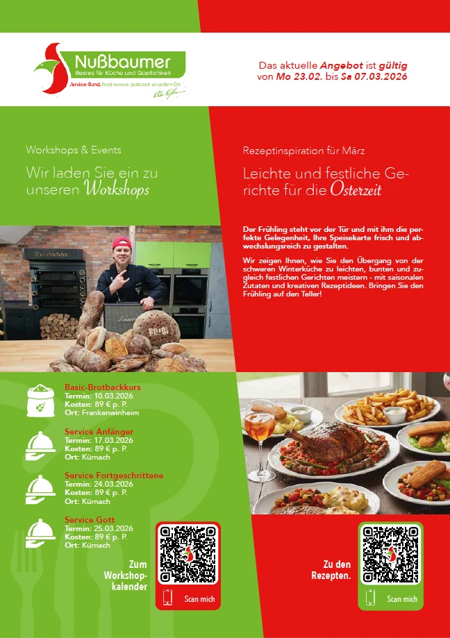Aktuelle Nußbaumer Werbung Aktuelle Nußbaumer Werbung