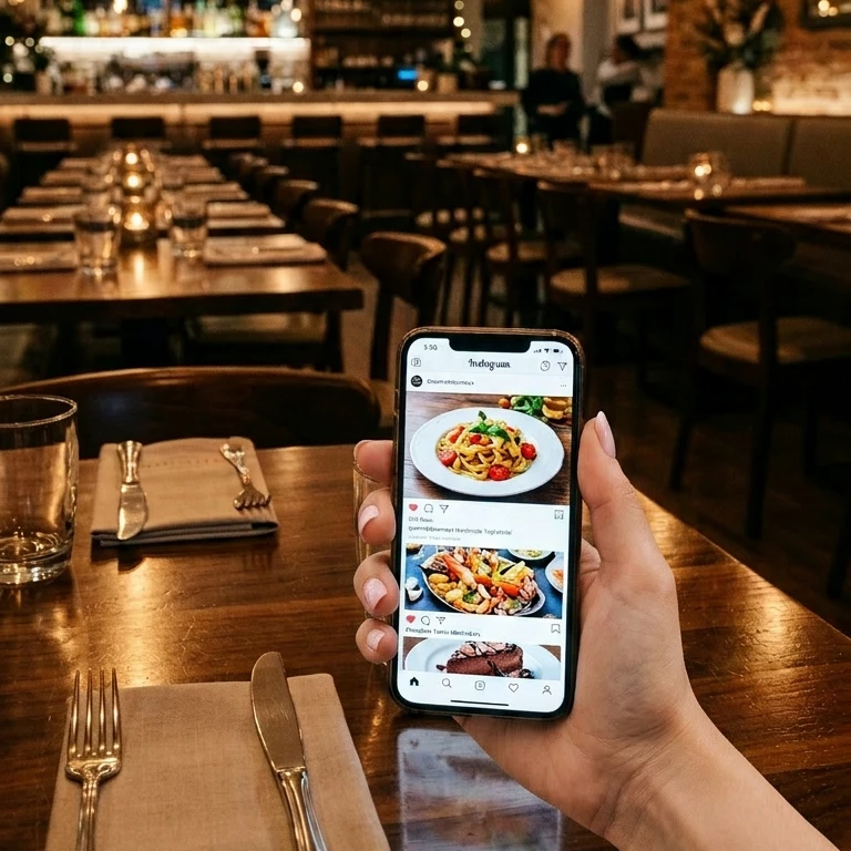 Eine Hand hält ein Smartphone.